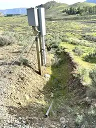 electrical panel at pad
