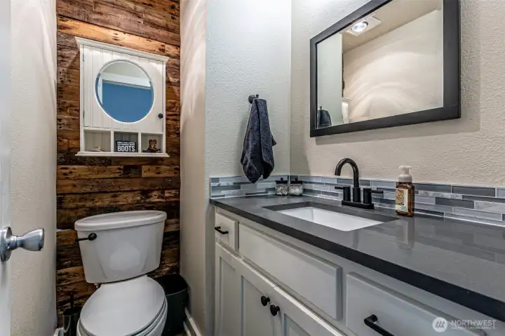 Updated 1/2 bathroom downstairs