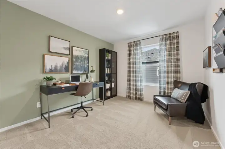 Additional bedroom upstairs.   Pictures are for representational purposes only, colors and features may vary.