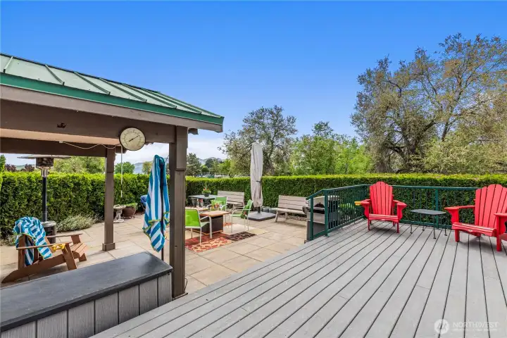 The big deck leading to the front door provides vistas in every direction. Let's step inside the home for a look...