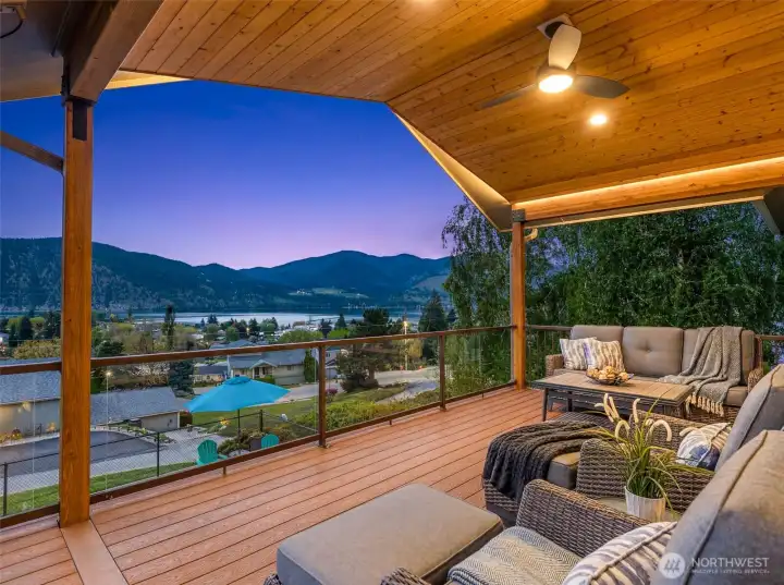 Twilight from the upper deck