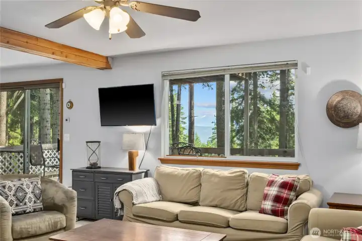 Stunning views from the living room.