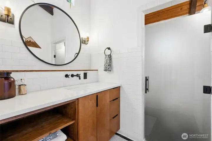 Hall bath feels like a spa!