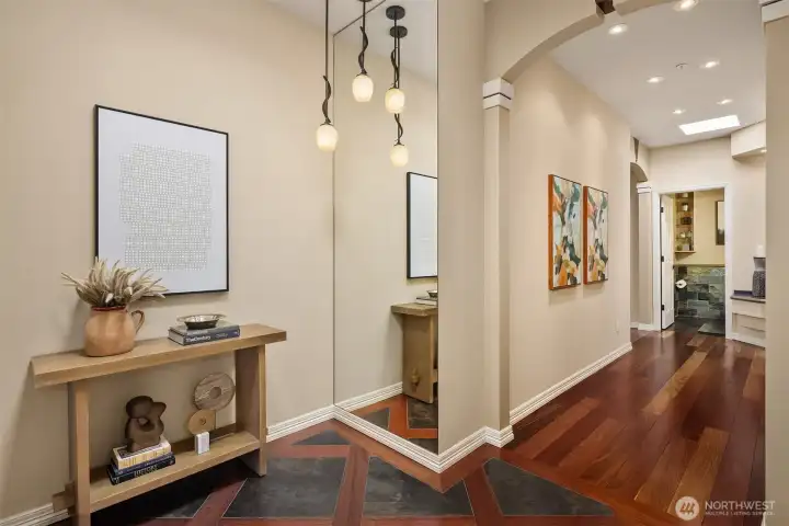 Gracious entrance way.