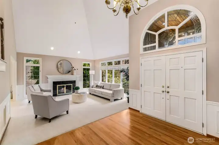 Formal entry and living room