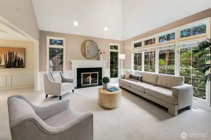 Tons of windows to bring the outside in!