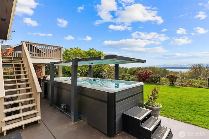 Relax and enjoy the Swim Spa