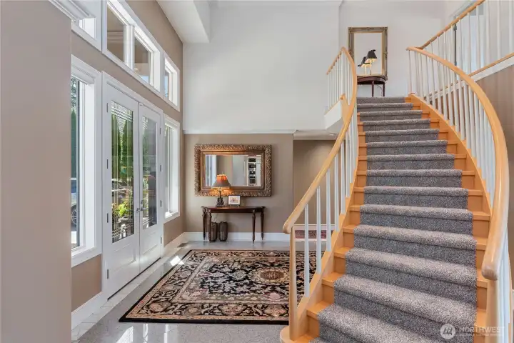 Entry and staircase