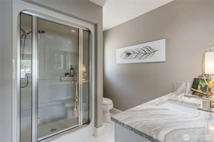 Primary Suite #2 3/4 Bath, Upper level