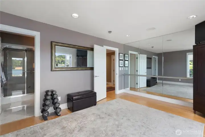 Main Level Bonus/Exercise Room, 3/4 bath