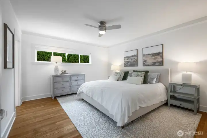 main-floor ensuite Primary bedroom