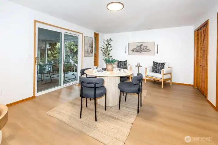 kitchen eating space