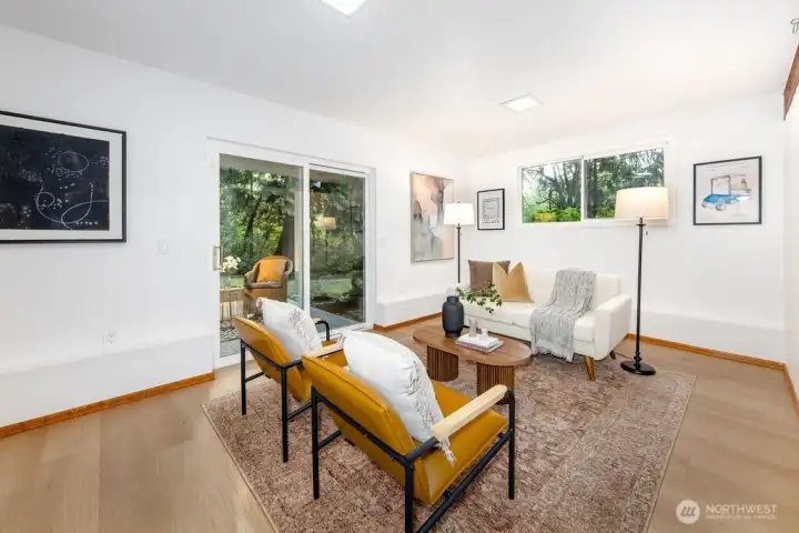 downstairs living room