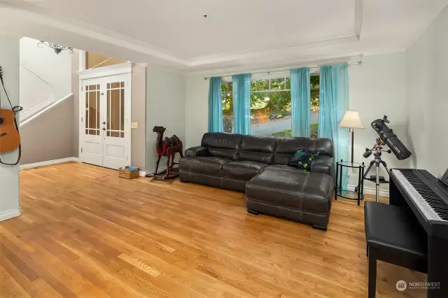 Formal living room off entry