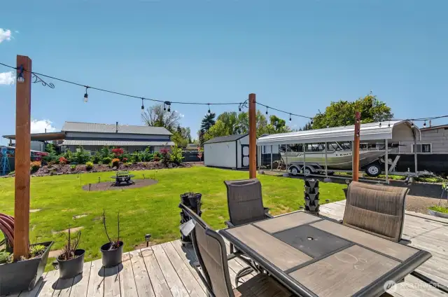 Deck for relaxing with friends and family