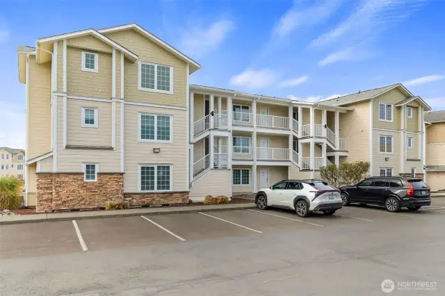 ---- with ample parking out front.