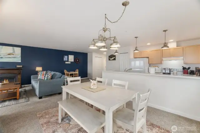 -- and the open floor plan is ---