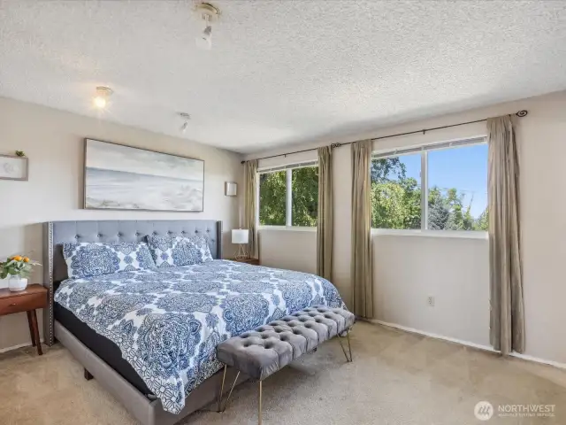Primary bedroom with private bath.