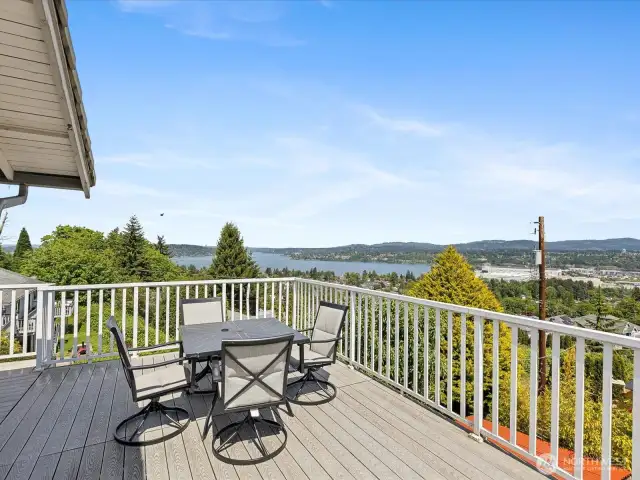 Amazing VIEWS from your own deck.