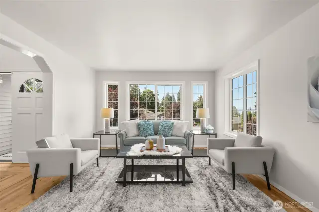 Sunlight Filled Living Room