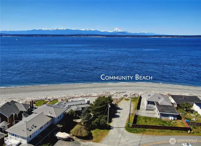 The Community Beach is the perfect place to onshore fish for Salmon.