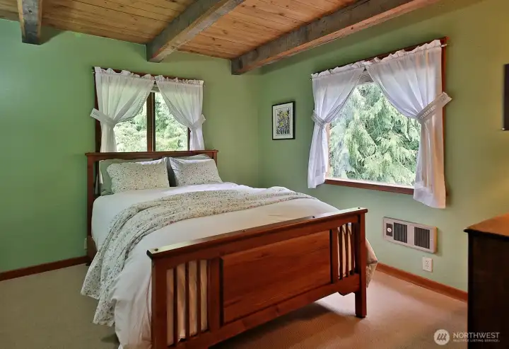 Bedroom #2 in the northwest corner.