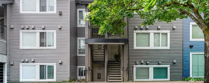 Front of the building