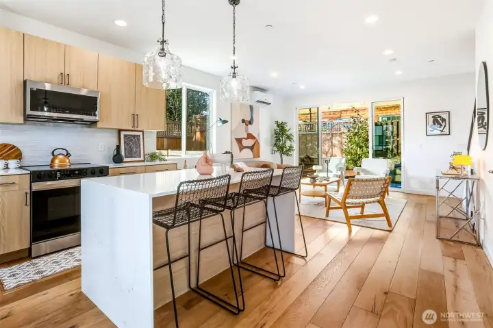 Main floor - open floor plan