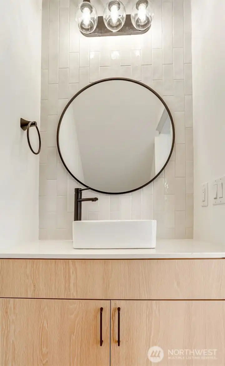 Main floor powder room.