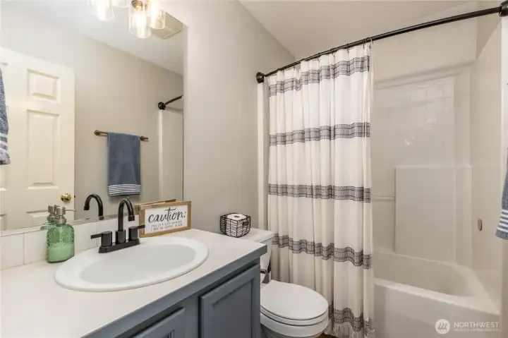 Full upstairs hall bath