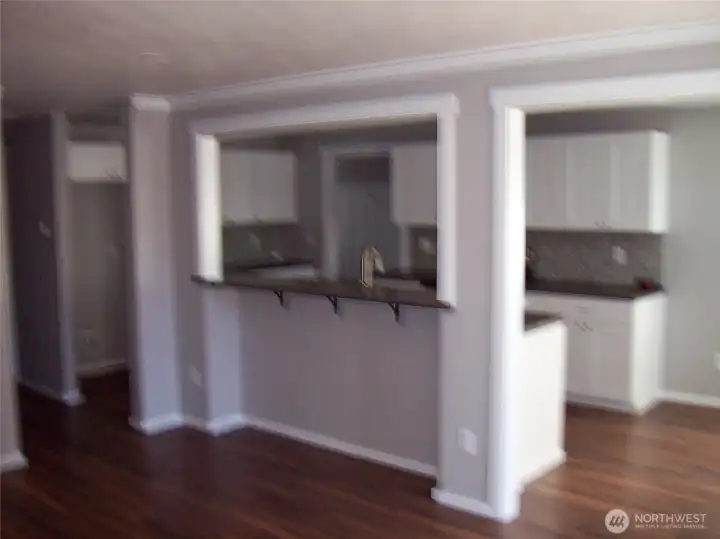 Open concept allows everyone to be part of the moment