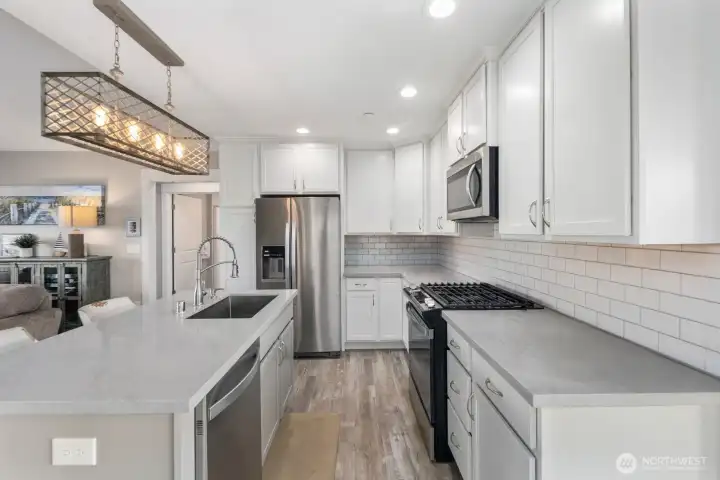 Large kitchen space