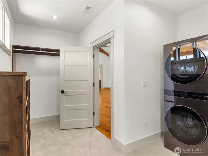 MASTER CLOSET - Stacked W/D MASTER CLOSET - Stacked W/D