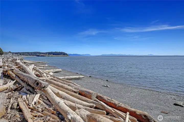 Spend your days beachcombing, kayaking, and taking in the expansive water views right from the shoreline.