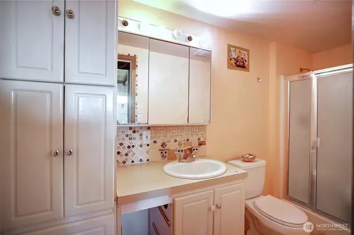 Downstairs bathroom.