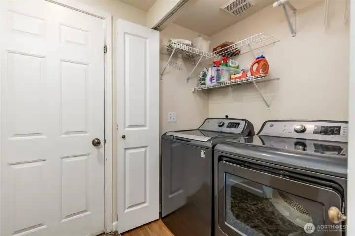 Convenient main-floor laundry area is perfectly situated just off the attached 2-car garage.