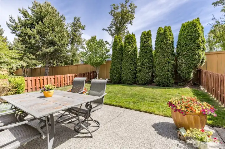 Enjoy enhanced privacy and peace of mind with a secluded backyard layout that avoids high-traffic common areas.