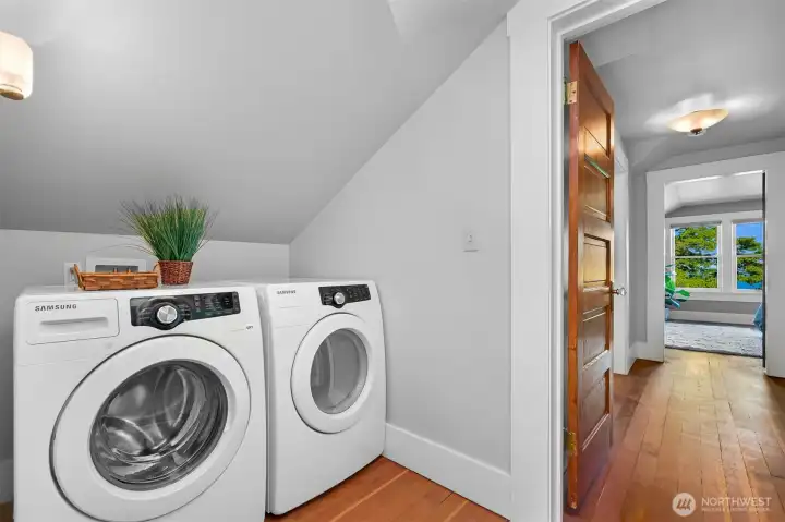 Laundry is conveniently located on the second floor Laundry is conveniently located on the second floor
