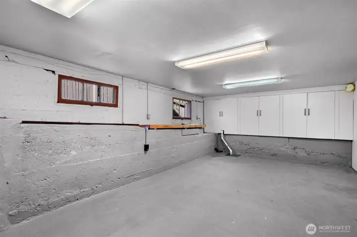This is the 1st of 2 basement rooms that are bright and dry and give so much storage space! This is the 1st of 2 basement rooms that are bright and dry and give so much storage space!