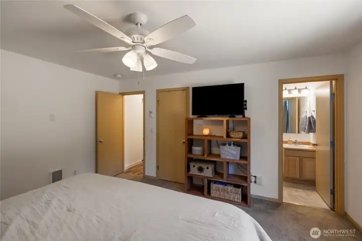 Primary bedroom with en suite