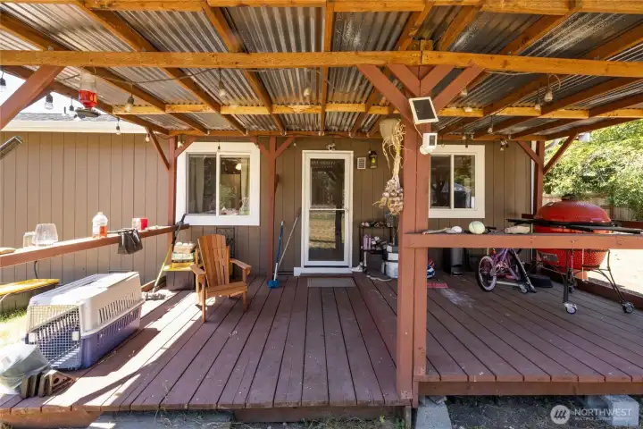 Great patio