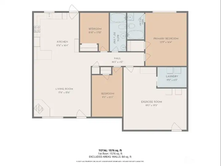 Approximate floor plan