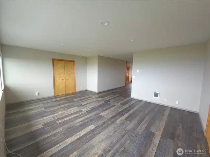 Upstairs primary with 180 degree views of Baker Bay