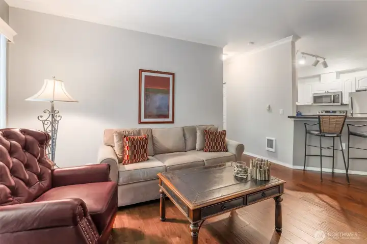 Open floor plan with living, dining and kitchen all open and flowing Open floor plan with living, dining and kitchen all open and flowing