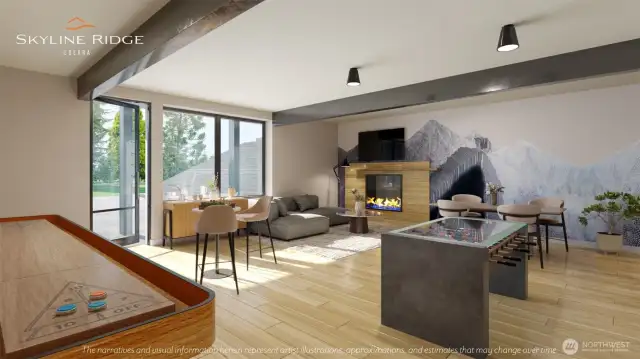 Photos, renderings, and plans may show community features, amenities, or homes with options and upgrades not included in the sale. Actual features may vary. Specifications, dimensions, and elevations may be modified without notice. Square footage and dimensions are estimates and not exact representations of the home’s final size or features.