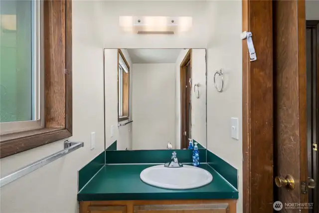 main floor half bath