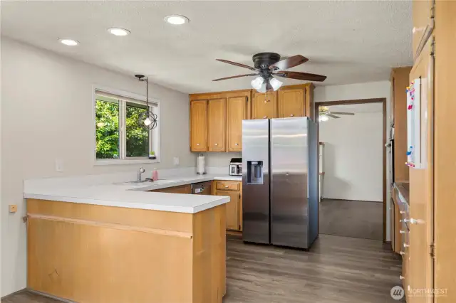 spacious kitchen