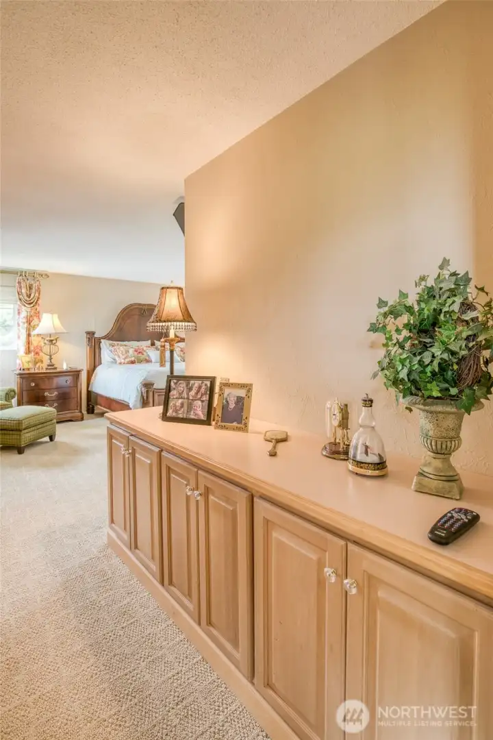 The home has a amazing amount of storage.