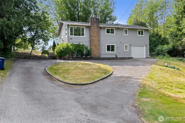 Ample driveway parking in addition to your attached garage.