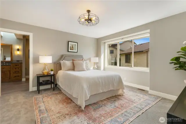 Primary Bedroom with walk-in closet.